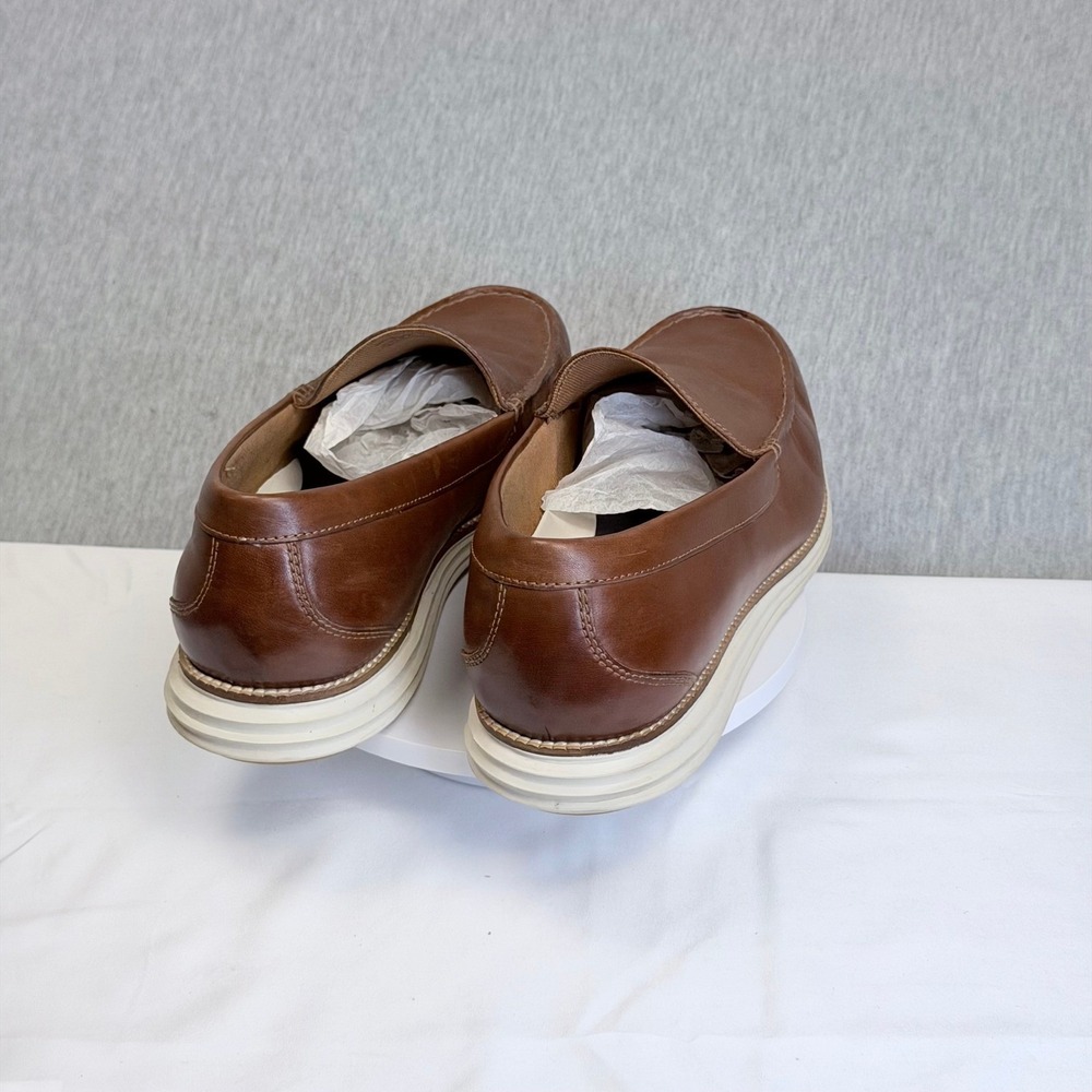Cole Haan OriginalGrand Venetian Loafers Mens 13M British Tan Leather C29697 - Picture 5 of 7